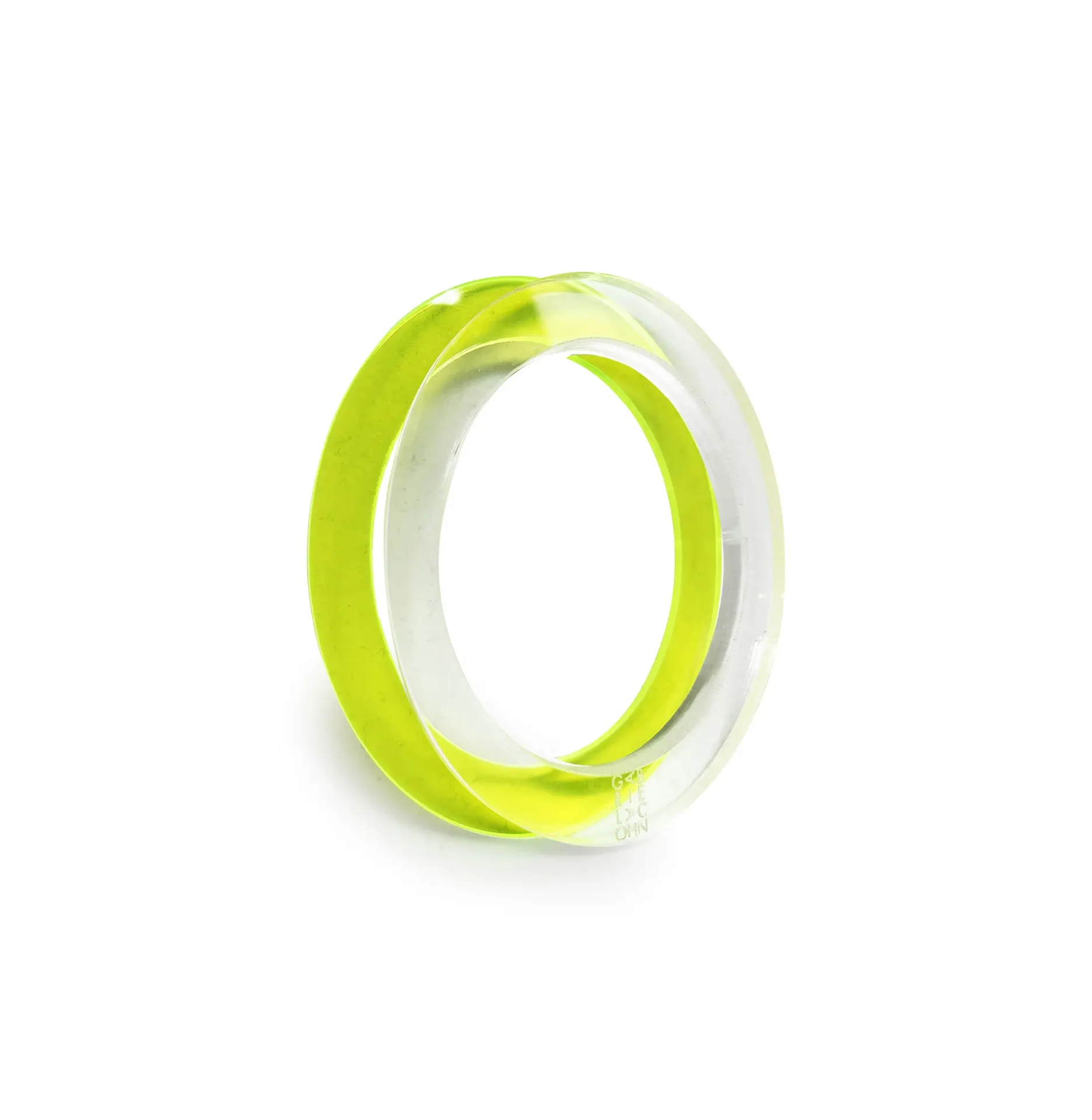 Transparent / Green - 2 Bracelets
