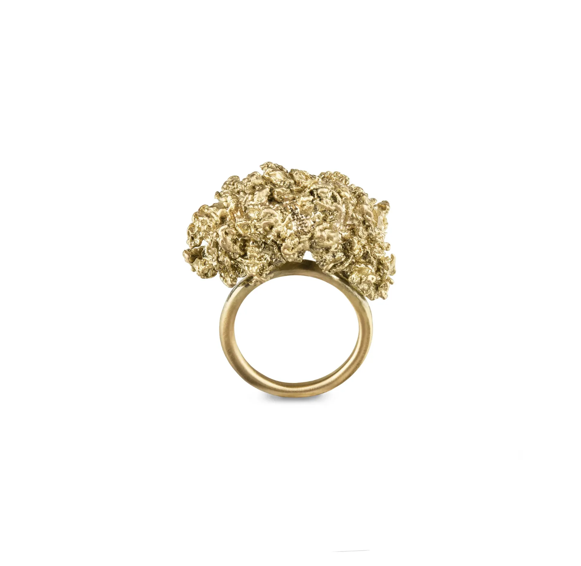 Lava R Goldplated - Ring